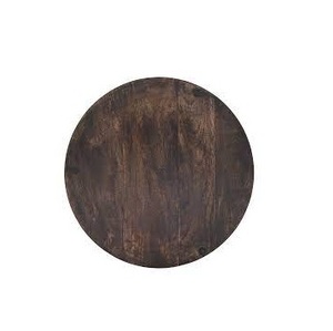 Assiette de service en bois noir poli, moderne, luxueuse et écologique pour la maison, les hôtels, les restaurants, les fêtes et les cafés - Product Image 1