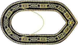 New Arrival Masonic Regalia Custom Made <b>Apron</b> Collar Gloves Ideal for Freemason Uniform - Product Image 5
