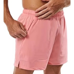 Pantalones cortos de entrenamiento atlético para hombres, cómodos, de secado rápido, ligeros, transpirables, para gimnasio, correr, ejercicio físico, 100% algodón - Product Image 4