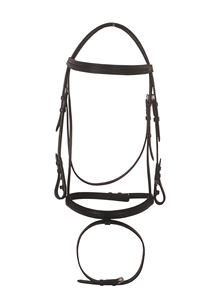 Bride de cheval en cuir fantaisie avec forme anatomique et bride de cheval en cuir réglable rembourrée souple en gros bride en cuir véritable - Product Image 2