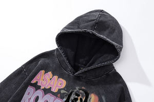 Prix de gros Matériau respirant Couleur unie Hommes Hoodies Styles Casual Sweats à capuche Personnalisez votre propre Logo Hommes Hoodies - Product Image 4
