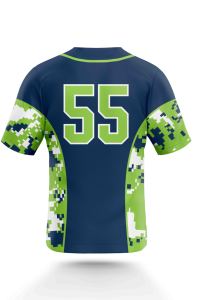 Maillot de baseball par sublimation avec logo personnalisé uniforme d'équipe léger et respirant pour hommes femmes jeunes joueurs - Product Image 3