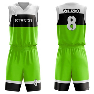 Venta al por mayor de ropa de baloncesto personalizada para adultos transpirable Jersey Kit traje para hombres diseño de sublimación - Product Image 3