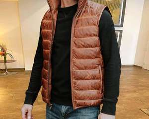 Gilet d'extérieur pour homme de qualité supérieure, gilets matelassés d'hiver pour homme, doublés en polaire, chauds, sans manches, vestes matelassées - Product Image 4