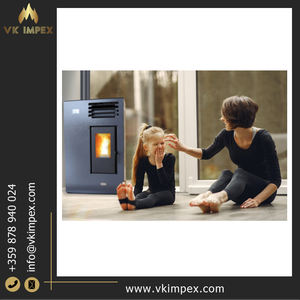 Poêle à granulés moderne de 150 m3 pour le chauffage d'une pièce de 3,14 kW à 7.1 kW Efficacité thermique avec veste d'air Design portable pour la maison et la villa - Product Image 3