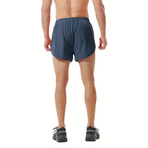 Short d'été en soie glacée respirant pour hommes Short de sport unisexe en polyester spandex à séchage rapide - Product Image 2