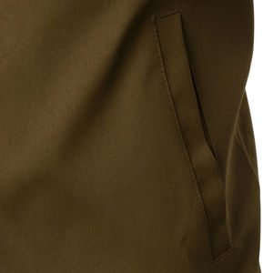 Chaqueta informal a prueba de viento para hombre, abrigo de Color sólido con cremallera, ajuste Regular para regalo diario de deportes al aire libre - Product Image 6