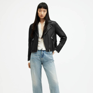 Nueva chaqueta de cuero genuino para mujer, ajustada, transpirable, para motocicleta y carreras de autos - Product Image 6