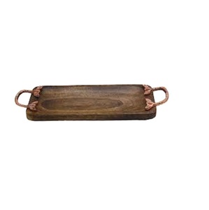 Plateau de service en gros, décoration de table pour mariage, utilisation de service de traiteur, dernier plateau de service en bois design - Product Image 6
