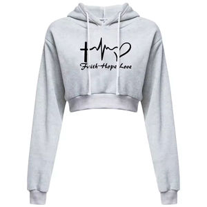 Sudaderas Cortas para Mujer, Diseño Ligero y Moderno, Ropa Casual, Top Corto, Venta Caliente - Product Image 1