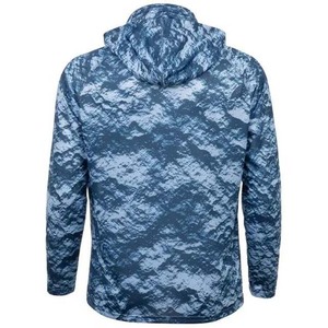 UPF50 + chemises à manches longues en polyester respirant et évacuant la transpiration pour hommes chemises de pêche en maillot de sublimation avec capuche - Product Image 4
