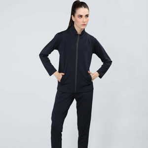Chándal atlético para mujer, chándal transpirable para gimnasio, conjuntos de Jogger de dos piezas, chándal de entrenamiento, chaqueta con cremallera y pantalones para correr - Product Image 5