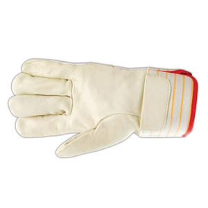 Guantes de trabajo de cuero auténtico de primera calidad con puntas de dedo de cuero Guantes DE TRABAJO cómodos de último estilo - Product Image 3