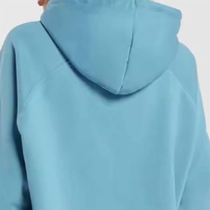 Sweat-shirt à capuche surdimensionné personnalisé pour femmes 100% coton respirant anti-rides anti-boulochage Logo avant - Product Image 5