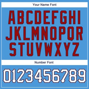 เสื้อเบสบอลแท้สีฝุ่นสีฟ้าสีขาวสีแดง - Product Image 2