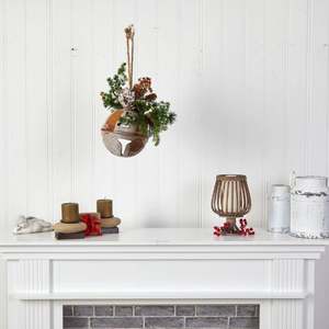 Modernos Adornos Navideños de Campanas Metálicas Plateadas para Árbol de Navidad, Decoración de Pared para el Hogar, Navidad, Año Nuevo, Hecho en India - Product Image 6