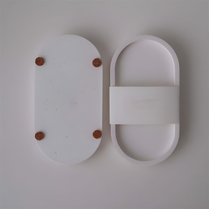 MOHOMカスタマイズ環境にやさしい石コンクリートセメントサービングトレイバスルームアクセサリー - Product Image 3