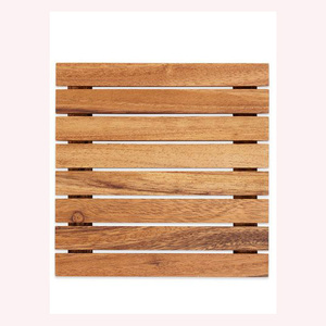 Bandeja de cocina de madera hecha a mano con tapa Solución de salvamanteles todo en uno con atractivo estético atemporal - Product Image 1