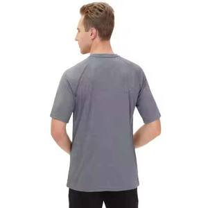 Conception personnalisée OEM de haute qualité 100% coton t-shirt hommes surdimensionné Boxy Fit col montant t-shirt Anti-rides sonnerie personnalisée - Product Image 4