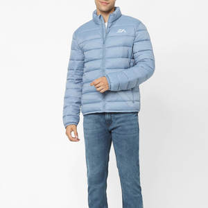 Veste d'hiver matelassée pour homme, de haute qualité, pour l'extérieur, col montant, logo personnalisable sur le devant, grandes tailles, respirante, écologique, vente en gros - Product Image 4
