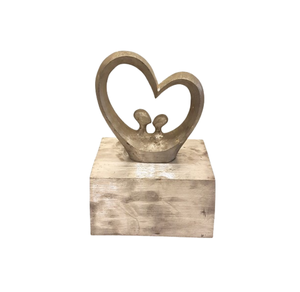 Fournitures funéraires Urne de sculpture avec urnes de crémation en aluminium coulé fini antique en bronze - Product Image 5