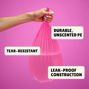 Sacs poubelle pour petite salle de bain FORID - 2,6 gallons, sacs poubelle colorés, 250 sacs, 10 litres, non parfumés, doublures pour poubelle, doublures pour corbeille à papier - Product Image 2