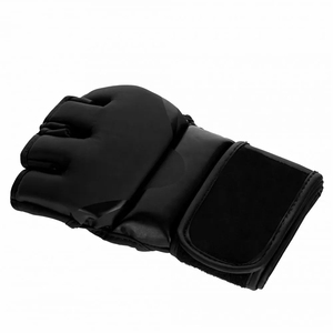 Gants de fitness demi-doigts en cuir PU avec sangle de poignet réglable, unisexes, pour la musculation et l'entraînement en salle de sport - Product Image 3