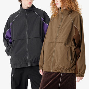 Veste coupe-vent à capuche pour homme, imperméable, respirante, streetwear, logo sur le devant - Product Image 6