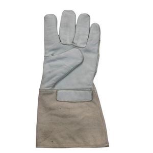 Vente en gros Logo personnalisé Gants de travail Mig en cuir de vache pour hommes Gants de soudage TIG de sécurité de haute qualité certifiés CE avec doublure en coton - Product Image 3