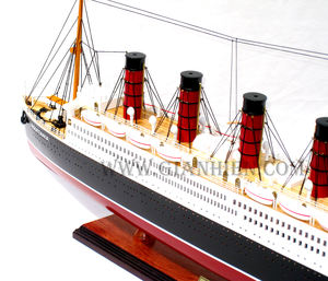 Gia nhien เรือสำราญ RMS Aquitania เรือแบบไม้โมเดลเรือหัตถกรรมไม้ - Product Image 6