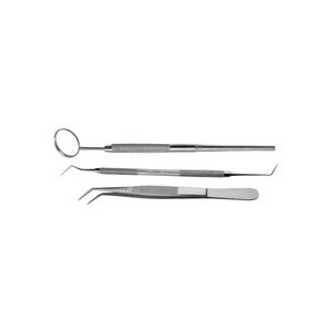 Kit d'examen dentaire 6 pièces avec poignées antidérapantes Instruments dentaires parfaits Porte-aiguille Instruments chirurgicaux - Product Image 6