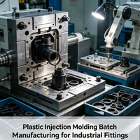 Support de fixation en plastique noir moulé par injection sur mesure, joint et rondelle pour accessoires de montage de panneaux d'équipements industriels