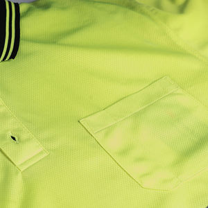 เสื้อเชิ้ตแขนสั้นถักเนื้อแน่นแบบกำหนดเองได้ พร้อมแถบสะท้อนแสงเพื่อความปลอดภัย ระบายอากาศได้ดี เหมาะสำหรับงานก่อสร้าง - Product Image 6