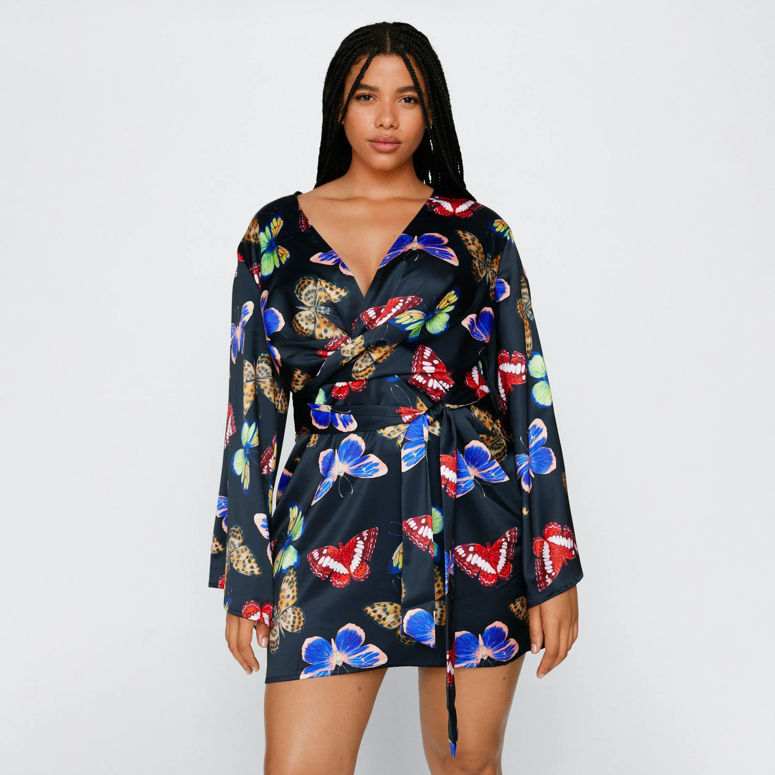 Butterfly Print Dress