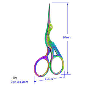 กรรไกรตัดเย็บแบบมืออาชีพกรรไกรขนาดเล็กสีชมพูย้อนยุค - Product Image 3