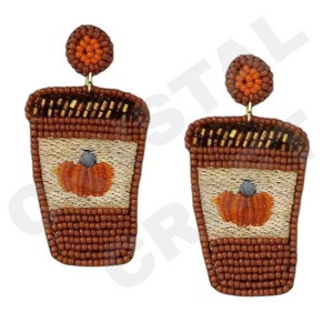 Trendi <b>Eye</b> Parties Special Fashion Dangle Earrings New Arrival Cross-Border Handmade Beads Sweet Sequins Trendy Creative - Product Image 5