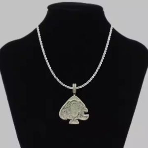 Pendentif unique et tendance Forme ronde exagérée Pendentif Hip Hop personnalisé en Sterling entièrement glacé pour fournisseur indien - Product Image 3
