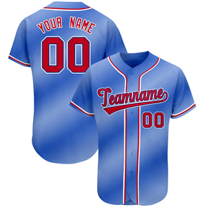 Servicios OEM, Conjunto de Uniforme de Béisbol, Número Bordado Personalizado, Camiseta de Béisbol para Hombre, 100% Poliéster, Transpirable, de Secado Rápido, Manga Corta - Product Image 2