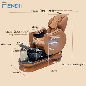 Fauteuil de pédicure électrique moderne commercial avec massage pour <span class=keywords><strong>salon</strong></span> de manucure - Product Image 2