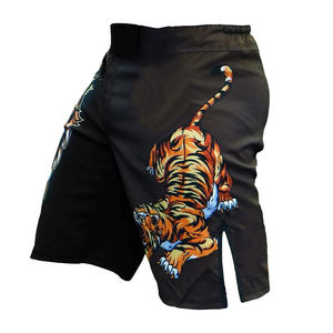 Pantalones cortos MMA personalizados al por mayor, pantalones de lucha de alto rendimiento para BJJ Muay Thai Kickboxing y lucha libre flexibles resistentes al desgarro - Product Image 3