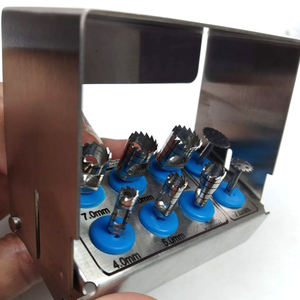 Kit de Implantes Dentales Profesional de Acero Inoxidable con Fresa Manual, Bloque de Fresas, Sierra y Instrumentos Quirúrgicos, Certificación CE, Gran Venta - Product Image 5