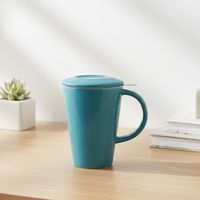Service à thé en porcelaine durable de haute qualité, style nordique, avec infuseur, pour la consommation de thé, référence 3458817-0.35