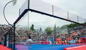 Campo da Padel Super Panoramico in Vetro Temperato da 12mm Certificato CE con Visione Completa a 360°, Dimensioni 20m*10m, Illuminazione LED - Product Image 4