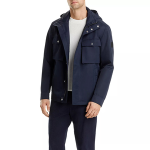 เสื้อแจ็คเก็ตผ้าแคนวาสบุใยสำหรับผู้ชาย OEM สำหรับฤดูหนาว เหมาะสำหรับกิจกรรมกลางแจ้ง คอตั้ง มีโลโก้ด้านหน้า ไซส์ใหญ่ สไตล์ลำลอง ขายส่ง - Product Image 2