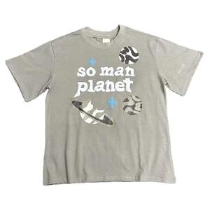 ขายส่งเสื้อยืดเปล่าพรีเมี่ยมผ้าฝ้ายหนัก 3d พัฟพิมพ์เสื้อยืดเสื้อยืดขนาดใหญ่สําหรับผู้ชาย - Product Image 1