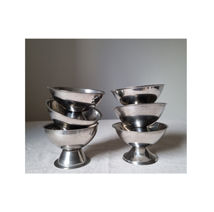 Tazón de Helado Corto de Acero Inoxidable al por Mayor para Bar, Centro de Mesa Decorativo, Frutero Pequeño Creativo al por Mayor - Product Image 4