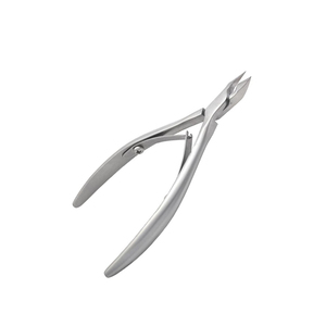 Plain Handle Stainless Steel Nail Trimmers Cuticle Nipper With Extra Sharp Blades Cuticle Nail Nippers With Logo - Product Image 2
