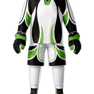 Tenue d'entraînement de hockey sur glace en polyester respirant de qualité supérieure, fabriquée au Pakistan, personnalisable pour hommes, prix de gros - Product Image 4
