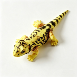 Customized Embroidered Leopard <b>Gecko</b> Plush <b>Toy</b> 12cm Soft Material Stuffed Animal Realistic Reptile Design for Birthday - Product Image 2