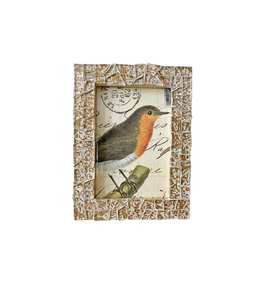 Cadre photo naturel en bois MDF de bon style moderne pour la décoration de la maison, photos de mariage et cadre photo de table - Product Image 1